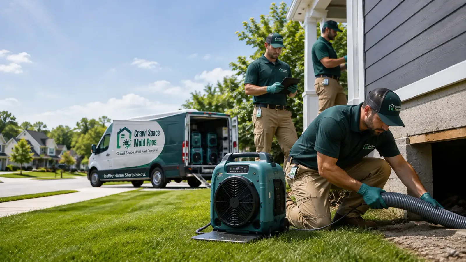 Crawl Space Mold Removal in Lancaster, MA